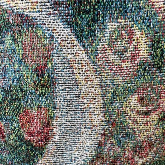 An angel has your back! Upcycled from tapestry blanket - Picture 3 of 8